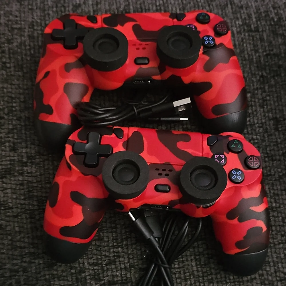 Red Camo Wireless Game Controllers